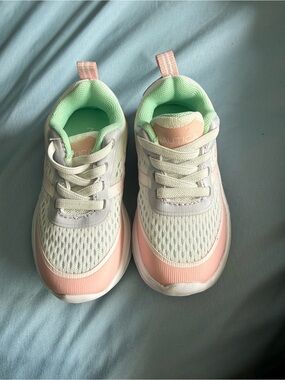 Nautica Kids Pastel Pink and Mint Green Athletic Sneakers
